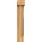 Ekena Millwork Traditional Block Rough Sawn Bracket w/ Offset Brace, Western Red Cedar, 6"W x 24"D x 36"H BKT0604X24X36TRA05RWR - alternate 3